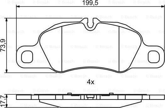 BOSCH 0 986 494 784 - Jarrupala, levyjarru inparts.fi