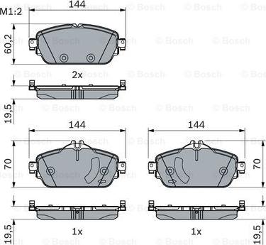 BOSCH 0 986 494 782 - Jarrupala, levyjarru inparts.fi