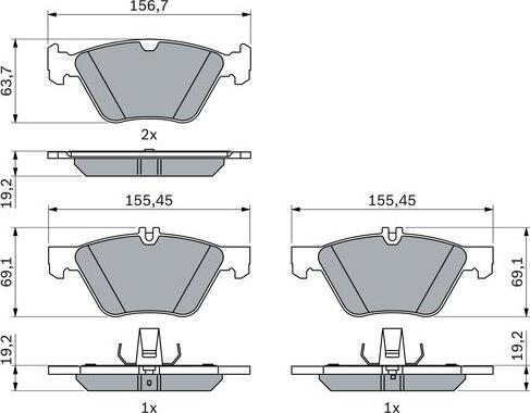 BOSCH 0 986 494 729 - Jarrupala, levyjarru inparts.fi