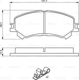 BOSCH 0 986 494 720 - Jarrupala, levyjarru inparts.fi