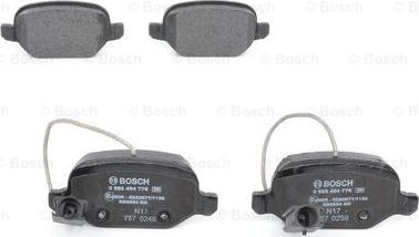 BOSCH 0 986 494 776 - Jarrupala, levyjarru inparts.fi