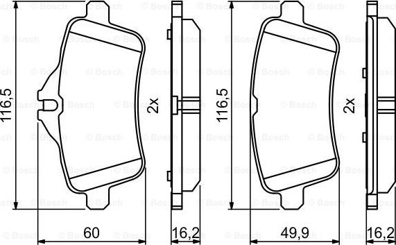 BOSCH 0 986 494 771 - Jarrupala, levyjarru inparts.fi