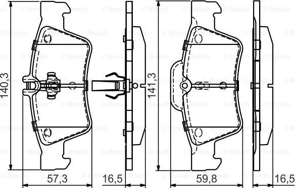 BOSCH 0 986 495 449 - Jarrupala, levyjarru inparts.fi