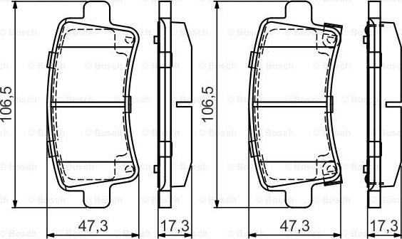 BOSCH 0 986 495 444 - Jarrupala, levyjarru inparts.fi