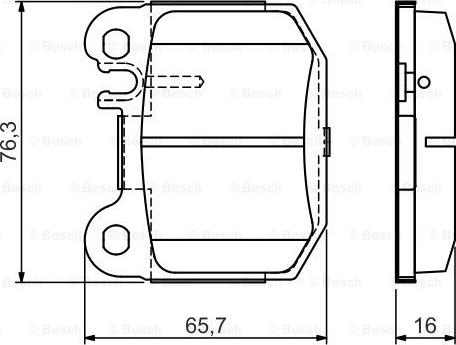 BOSCH 0986495440 - Jarrupala, levyjarru inparts.fi