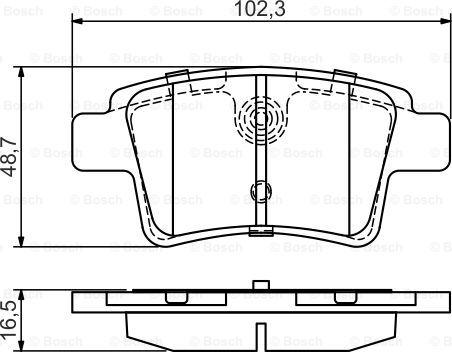 BOSCH 0 986 495 448 - Jarrupala, levyjarru inparts.fi