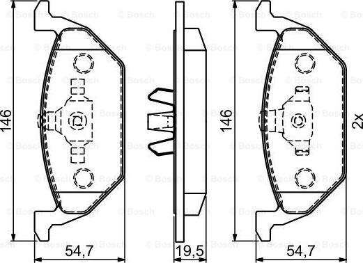 BOSCH 0 986 495 454 - Jarrupala, levyjarru inparts.fi