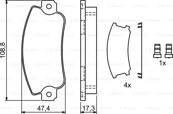 BOSCH 0 986 495 456 - Jarrupala, levyjarru inparts.fi