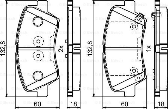 BOSCH 0 986 495 410 - Jarrupala, levyjarru inparts.fi