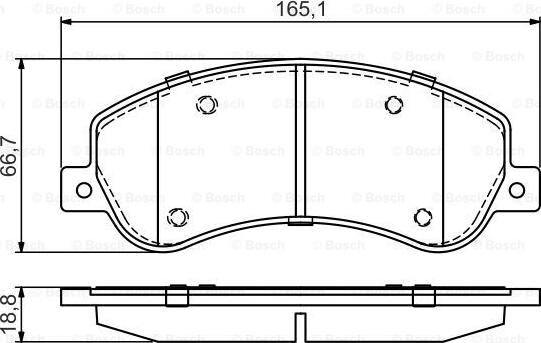 BOSCH 0 986 495 436 - Jarrupala, levyjarru inparts.fi