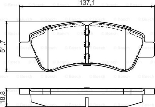 BOSCH 0986495430 - Jarrupala, levyjarru inparts.fi