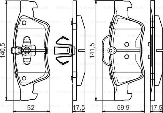 BOSCH 0 986 495 438 - Jarrupala, levyjarru inparts.fi