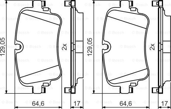 BOSCH 0 986 495 426 - Jarrupala, levyjarru inparts.fi