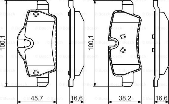 BOSCH 0 986 495 427 - Jarrupala, levyjarru inparts.fi