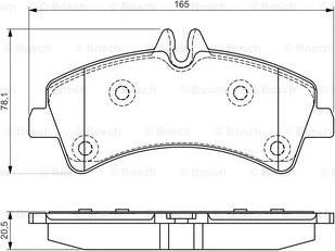 BOSCH 0 986 495 099 - Jarrupala, levyjarru inparts.fi