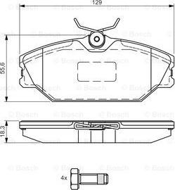 BOSCH 0 986 495 049 - Jarrupala, levyjarru inparts.fi