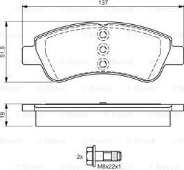 BOSCH 0 986 495 051 - Jarrupala, levyjarru inparts.fi