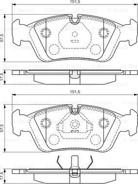 BOSCH 0 986 495 060 - Jarrupala, levyjarru inparts.fi