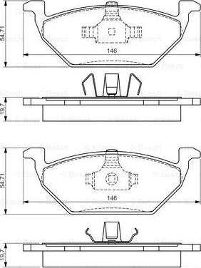 BOSCH 0 986 495 004 - Jarrupala, levyjarru inparts.fi