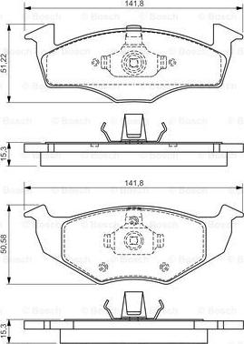 BOSCH 0 986 495 010 - Jarrupala, levyjarru inparts.fi