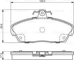 BOSCH 0 986 495 018 - Jarrupala, levyjarru inparts.fi