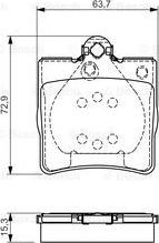 BOSCH 0 986 495 080 - Jarrupala, levyjarru inparts.fi