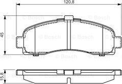 BOSCH 0 986 495 034 - Jarrupala, levyjarru inparts.fi