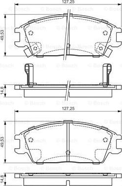 BOSCH 0 986 495 035 - Jarrupala, levyjarru inparts.fi