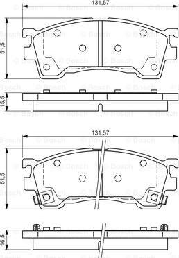 BOSCH 0 986 495 029 - Jarrupala, levyjarru inparts.fi