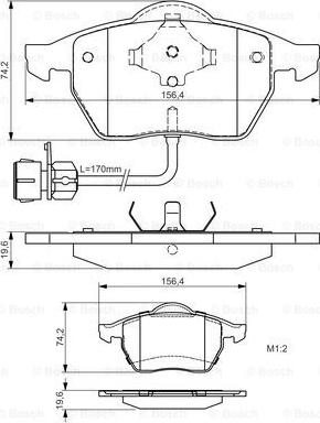 BOSCH 0 986 495 024 - Jarrupala, levyjarru inparts.fi