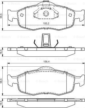 BOSCH 0 986 495 026 - Jarrupala, levyjarru inparts.fi