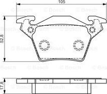 BOSCH 0 986 495 074 - Jarrupala, levyjarru inparts.fi