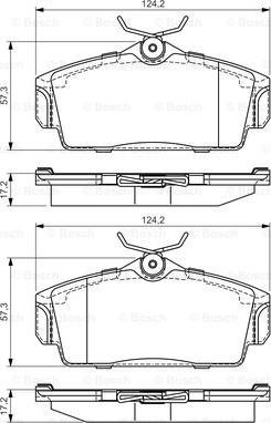 BOSCH 0 986 495 070 - Jarrupala, levyjarru inparts.fi