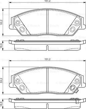 BOSCH 0 986 495 149 - Jarrupala, levyjarru inparts.fi