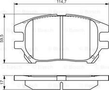 HELLA 8DB 355 034-171 - Jarrupala, levyjarru inparts.fi