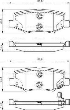 BOSCH 0 986 495 155 - Jarrupala, levyjarru inparts.fi