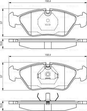 BOSCH 0 986 495 162 - Jarrupala, levyjarru inparts.fi