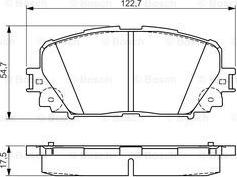 BOSCH 0 986 495 109 - Jarrupala, levyjarru inparts.fi