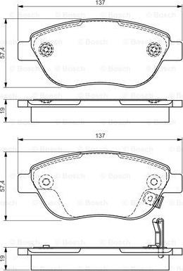 BOSCH 0 986 495 103 - Jarrupala, levyjarru inparts.fi