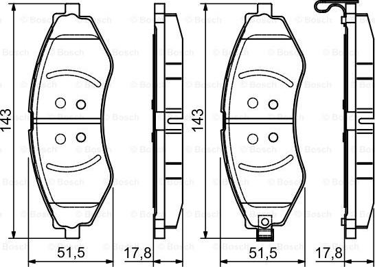 BOSCH 0 986 495 116 - Jarrupala, levyjarru inparts.fi