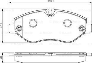 BOSCH 0 986 495 113 - Jarrupala, levyjarru inparts.fi