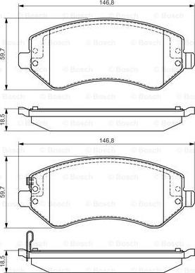 BOSCH 0 986 495 117 - Jarrupala, levyjarru inparts.fi