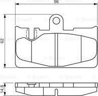 BOSCH 0 986 495 139 - Jarrupala, levyjarru inparts.fi