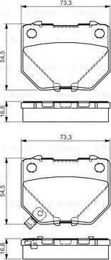 BOSCH 0 986 495 137 - Jarrupala, levyjarru inparts.fi