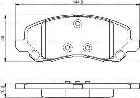 BOSCH 0 986 495 170 - Jarrupala, levyjarru inparts.fi