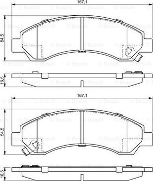 BOSCH 0 986 495 391 - Jarrupala, levyjarru inparts.fi