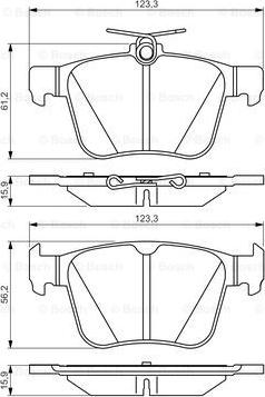 BOSCH 0 986 495 346 - Jarrupala, levyjarru inparts.fi