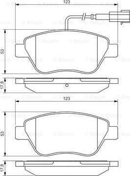 BOSCH 0 986 495 342 - Jarrupala, levyjarru inparts.fi