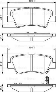 BOSCH 0 986 495 351 - Jarrupala, levyjarru inparts.fi