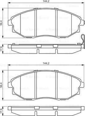 BOSCH 0 986 495 353 - Jarrupala, levyjarru inparts.fi